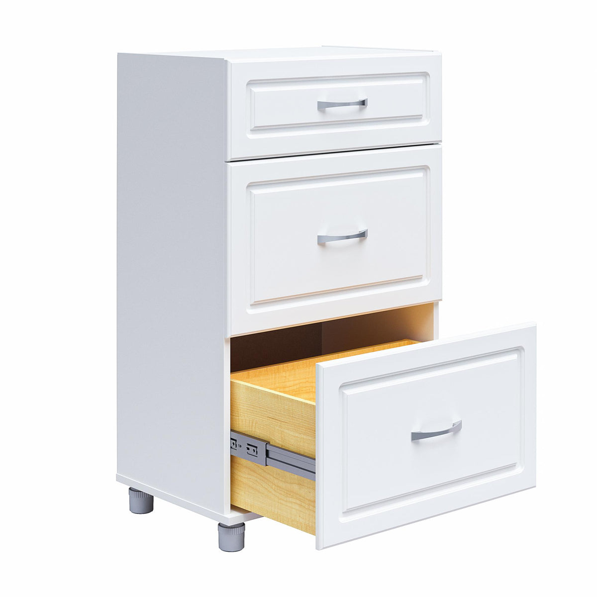 Ameriwood Home SystemBuild Kendall Storage Cabinet 2 Drawers 3