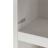 Paramount Single Bedside Bookcase with Pullout Nightstand and Storage, Ivory Oak - Ivory Oak