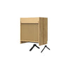 Lory 2 Door Wall Cabinet with Hanging Rod, Natural - Natural