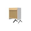 Lory 2 Door Wall Cabinet with Hanging Rod, Dove Gray - Dove Gray