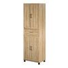 Lory Framed Storage Cabinet with Drawer - Natural