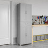 Lory Framed Storage Cabinet with Drawer - Dove Gray