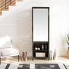 Wimberly Wardrobe with Mirror - Black Oak