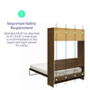 Paramount Full Wall Bed - Monterey Oak - Full