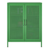 Channing 2 Door Accent Cabinet-Mesh Metal Locker - Kelly Green