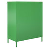 Channing 2 Door Accent Cabinet-Mesh Metal Locker - Kelly Green