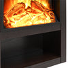 Clermont Electric Fireplace Mantel - Espresso