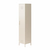 Cache 1-Door Tall Single Metal Locker Style Storage Cabinet - Parchment