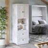 Farmington Bedside Storage Cabinet with Touch Sensor LED Lighting - Ivory Oak