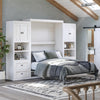 Farmington Bedside Storage Cabinet with Touch Sensor LED Lighting - Ivory Oak