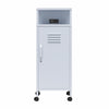 Cache Metal Locker-Style Mobile Storage Cart - Powder Blue