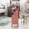 Cache Metal Locker-Style Mobile Storage Cart - Dusty Rose