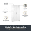 Kendall 36" Utility Storage Cabinet - White