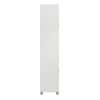 Lory Framed Storage Cabinet with Drawer - White