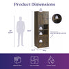 Farmington Bedside Storage Cabinet with Touch Sensor LED Lighting - Century Barn Pine