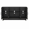 Multi Use Console for 65' TVs - Black Oak