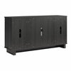 Multi Use Console for 65' TVs - Black Oak