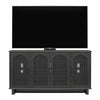 Multi Use Console for 65' TVs - Black Oak