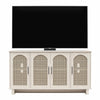 Multi Use Console for 65' TVs - White Oak