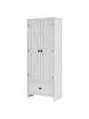 Farmington 30" Wide Storage Cabinet, Ivory Pine - Ivory Pine