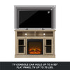 Chicago Electric Fireplace TV Console for Flat Screen TVs up to a 50", Natural - Natural