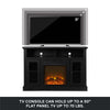 Chicago Electric Fireplace TV Console for Flat Screen TVs up to 50", Black Oak - Black Oak