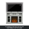 Chicago Electric Fireplace TV Console for Flat Screen TVs up to a 50", Dove Gray - Dove Gray