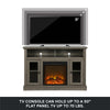 Chicago Electric Fireplace TV Console for Flat Screen TVs up to a 50", Medium Brown - Medium Brown