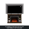 Overland Electric Corner Fireplace for TVs up to 50" - Espresso