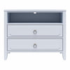 Her Majesty 2-Drawer Nightstand - Powder Blue