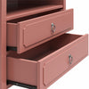 Her Majesty 2-Drawer Nightstand - Dusty Rose