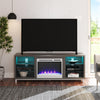 Lumina Fireplace TV Stand for TVs up to 70", Graphite Gray - Graphite - 66”-70”