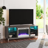 Lumina Fireplace TV Stand for TVs up to 70", Graphite Gray - Graphite - 66”-70”