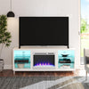 Lumina Fireplace TV Stand - White - 66”-70”