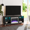 Lumina Fireplace TV Stand for TVs up to 70", Black Oak - Black Oak - 66”-70”