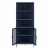 Channing Corner Storage Cabinet with 2 Doors - Navy