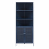 Channing Corner Storage Cabinet with 2 Doors - Navy