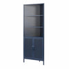 Channing Corner Storage Cabinet with 2 Doors - Navy