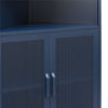 Channing Corner Storage Cabinet with 2 Doors - Navy