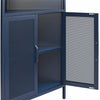 Channing Corner Storage Cabinet with 2 Doors - Navy