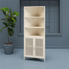 Channing Corner Storage Cabinet with 2 Doors - Parchment