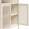 Channing Corner Storage Cabinet with 2 Doors - Parchment