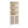 Channing Corner Storage Cabinet with 2 Doors - Parchment