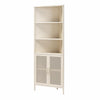 Channing Corner Storage Cabinet with 2 Doors - Parchment