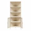 Channing Corner Storage Cabinet with 2 Doors - Parchment