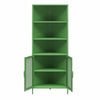 Channing Corner Storage Cabinet with 2 Doors - Kelly Green