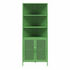 Channing Corner Storage Cabinet with 2 Doors - Kelly Green