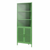 Channing Corner Storage Cabinet with 2 Doors - Kelly Green