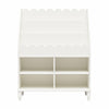 Little Seeds Cloud loud Kids' Bookshelf with Toy Storage Organizer - White