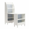 Little Seeds Cloud Kids' Desk with Shelves - White